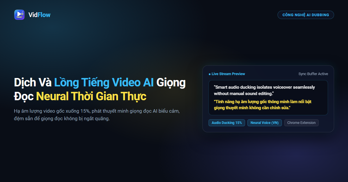 Lồng Tiếng Video YouTube Bằng AI 2026